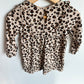 Animal Print Long Sleeve Dress / 9-12m