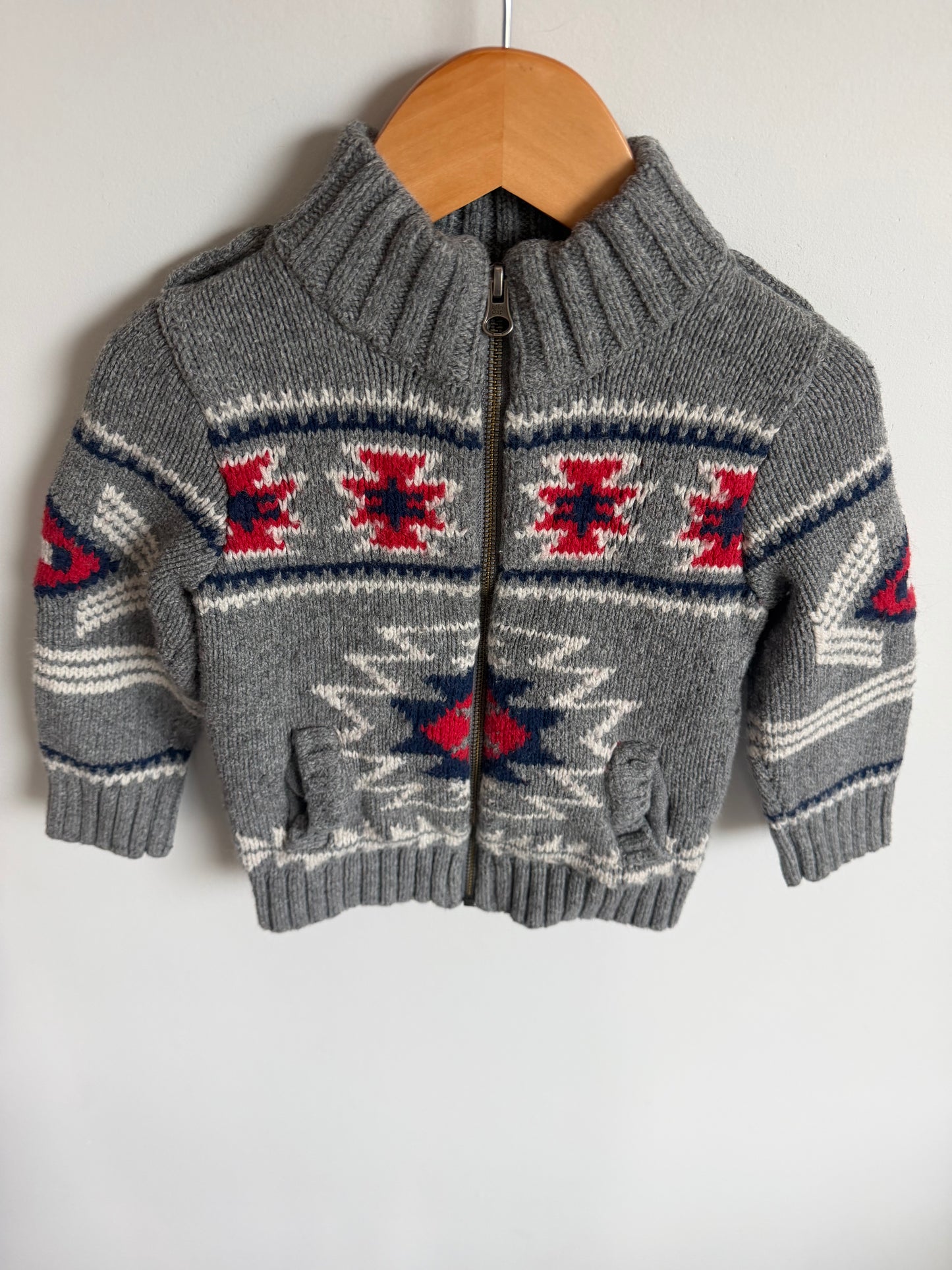 Gap Grey Aztec Sweater / 3T