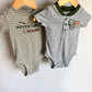 Adventure Bodysuits (2) / 6m