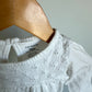 White Eyelet Bodysuit / 18m