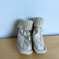 Handmade Oat Knit Slippers / 6-12m