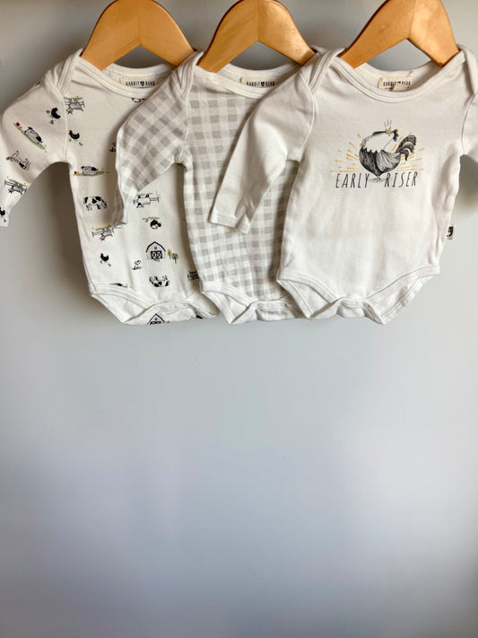 Farm Bodysuits (3) / 3-6m