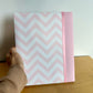 Chevron Pink Baby Book (No Shipping)