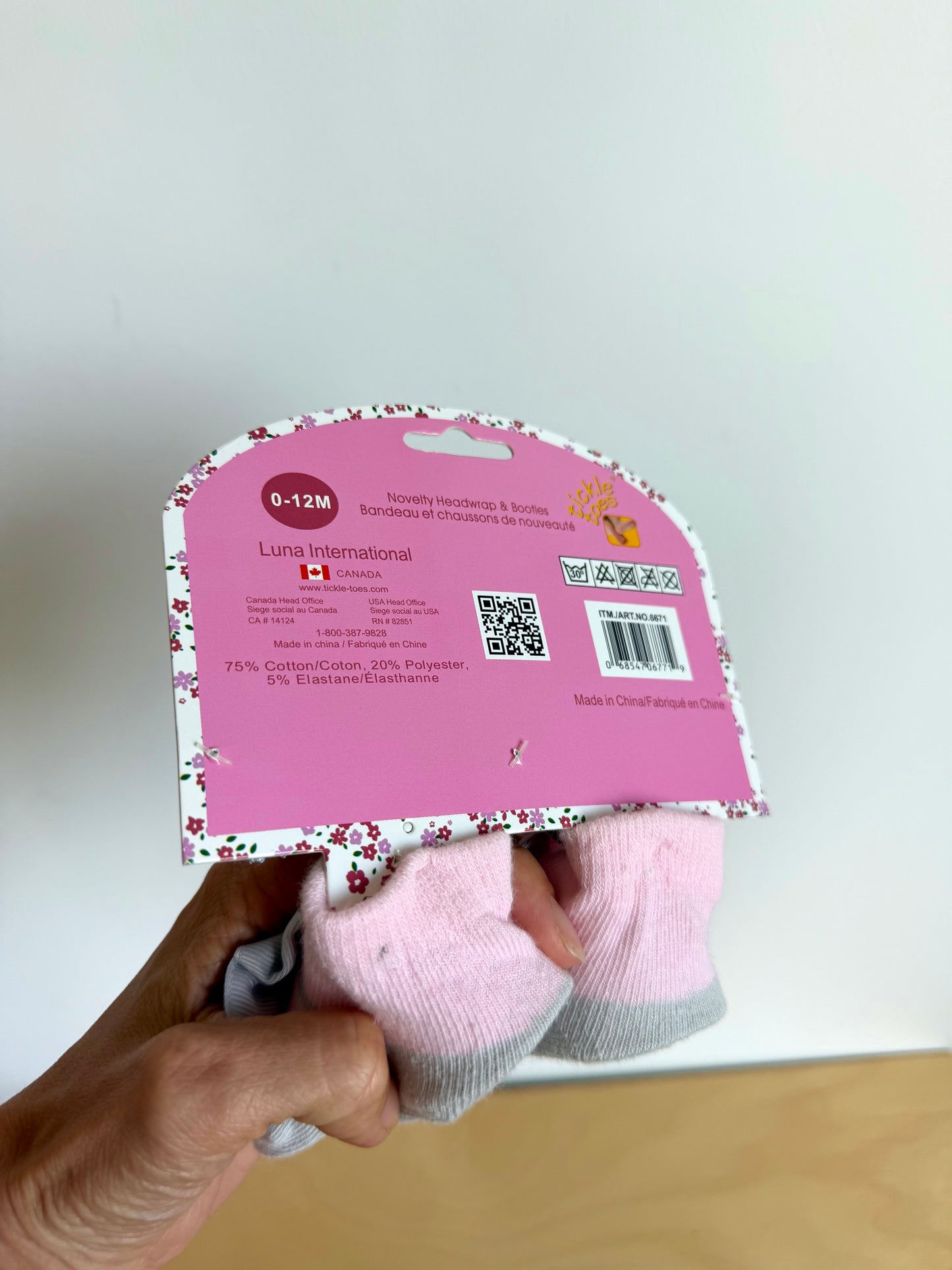 Headwrap and Bow Socks (With tags) / 0-12m