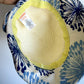 Cloche Blue Floral Detail Hat / 12-24m