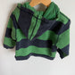 Gap Green and Blue Striped Hoodie (PLAY) / 4T (No Shipping)