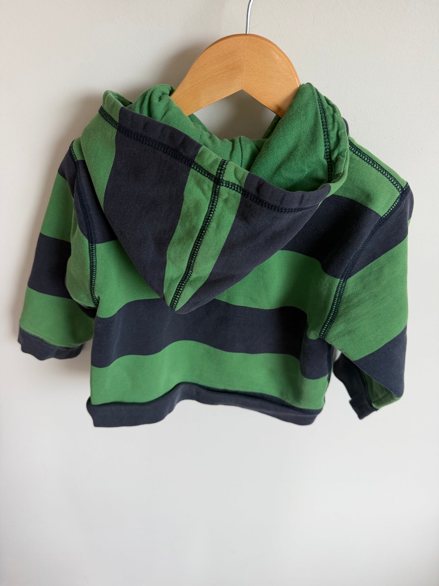 Gap Green and Blue Striped Hoodie (PLAY) / 4T (No Shipping)