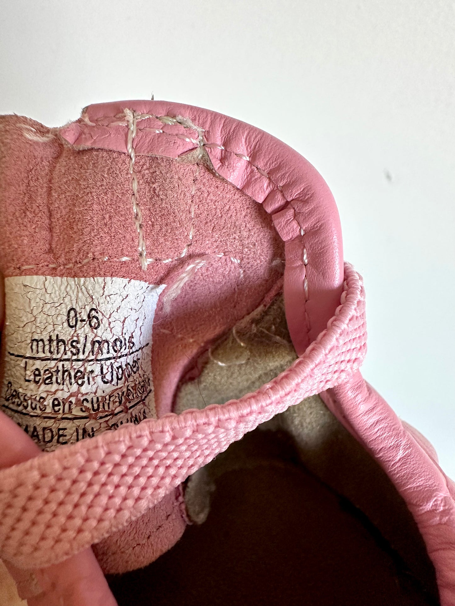 Pink Ruffle Soft Sole Shoes / 0-6m