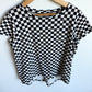 Checkered T-shirt / 10-12 years