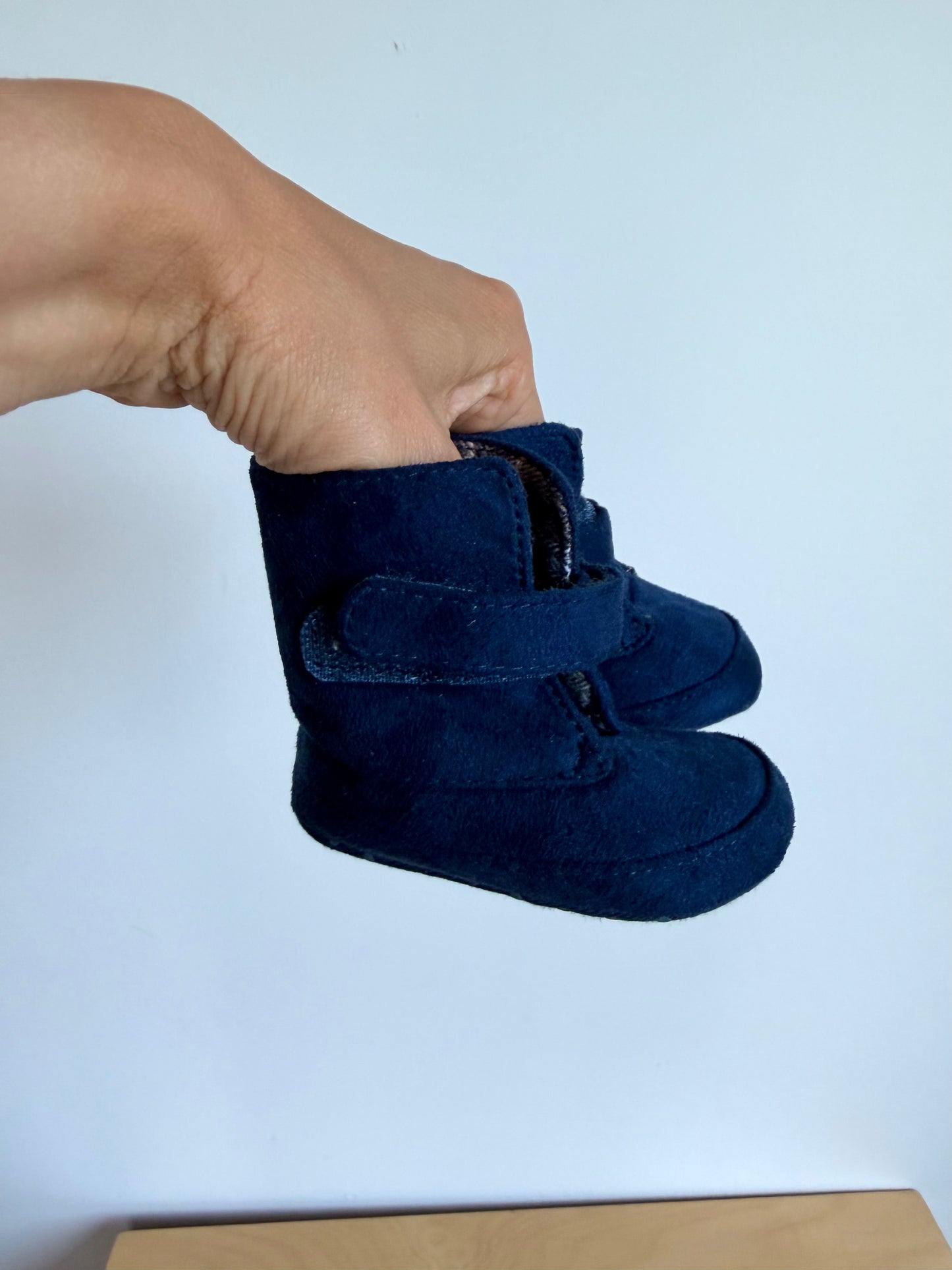 Blue Suede Boots / Size 2 Infant
