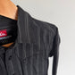 Quicksilver Black Striped Button Up Top  / 3T