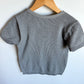 Grey Rib T-shirt / 10-12 years