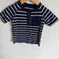 Blue Striped T-Shirt / 3T
