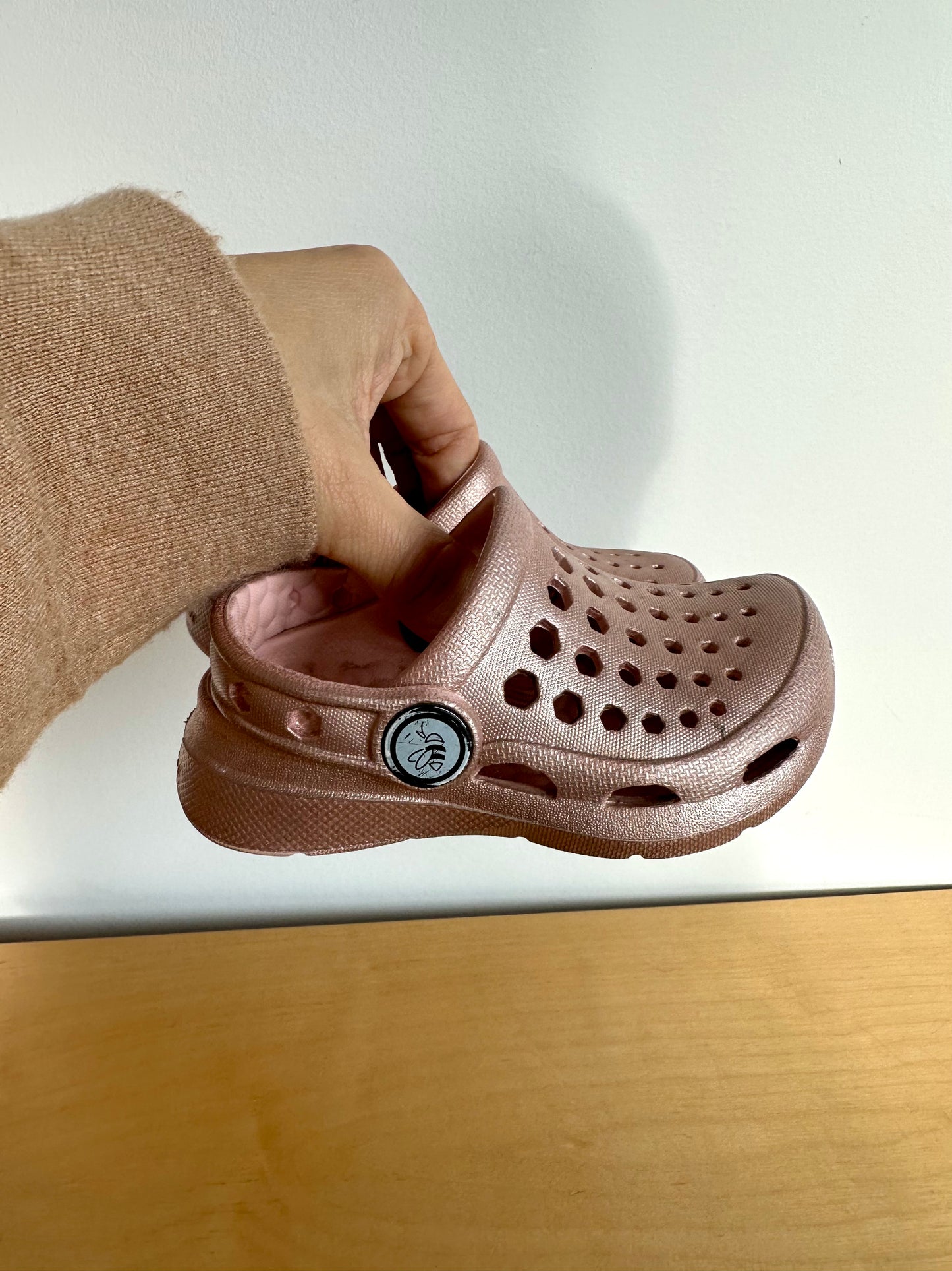 Joybees Pink Crocs / Size 4-5 Toddler