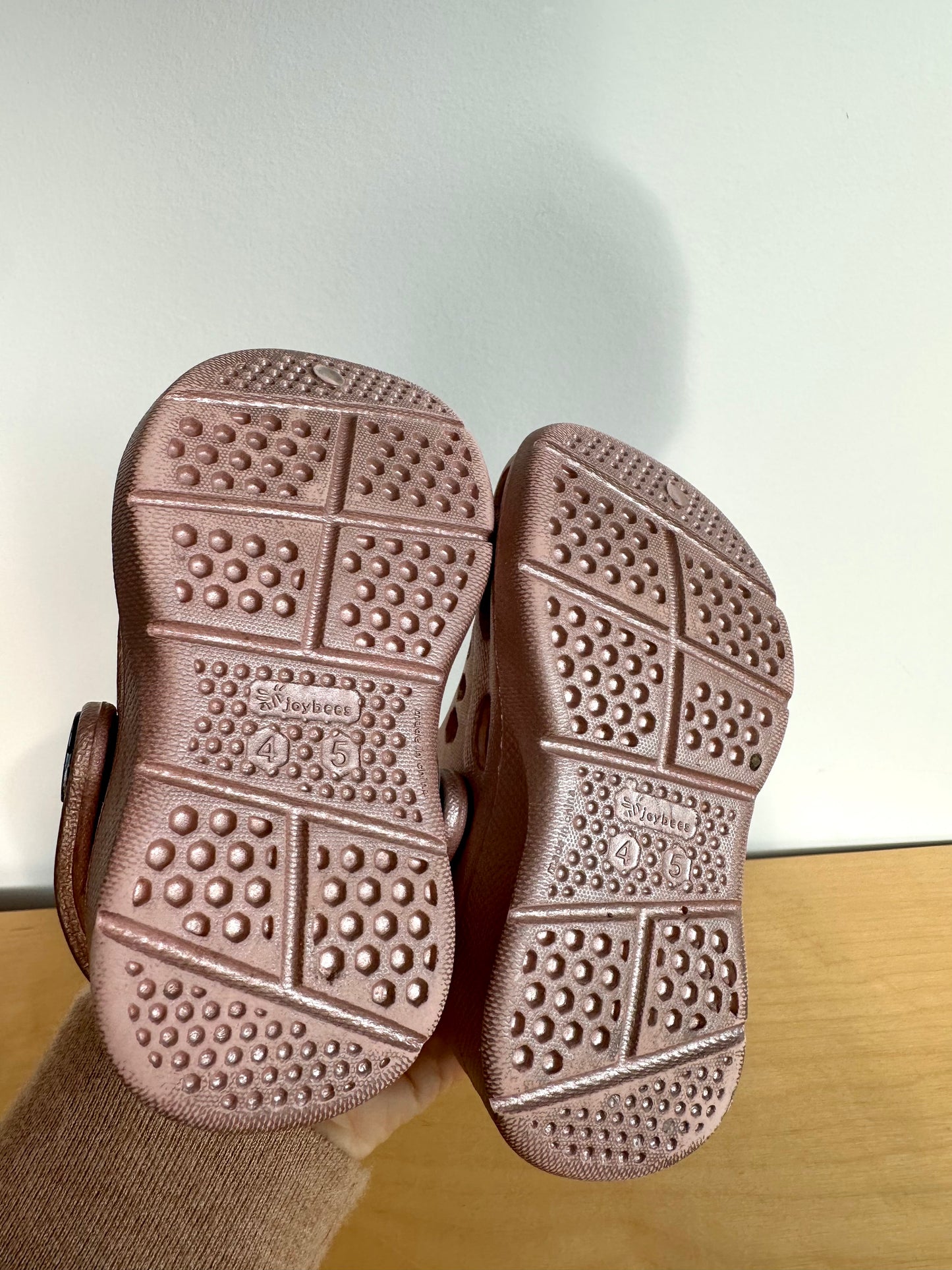 Joybees Pink Crocs / Size 4-5 Toddler