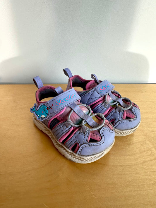 Sketchers Narwhal Sandals / Size 5 Toddler