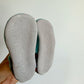 Blue Floral Leather Shoes / 0-6m