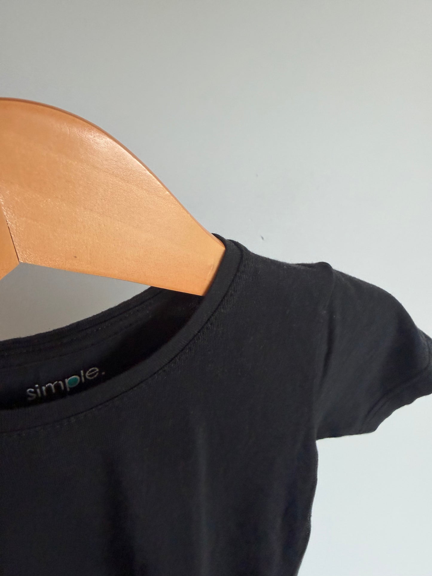 Bamboo Black T-Shirt / 2T