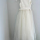 David's Bridal White Tulle Dress / 7 years