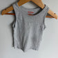 Silver Shimmer Hem Tank Top / 3T