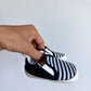 Navy Striped Shoes / 3-6m?
