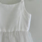 David's Bridal White Tulle Tank Dress / 8 years