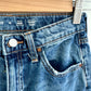 Slouchy Straight Distressed Blue Jeans / 12 years
