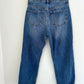 Slouchy Straight Distressed Blue Jeans / 12 years