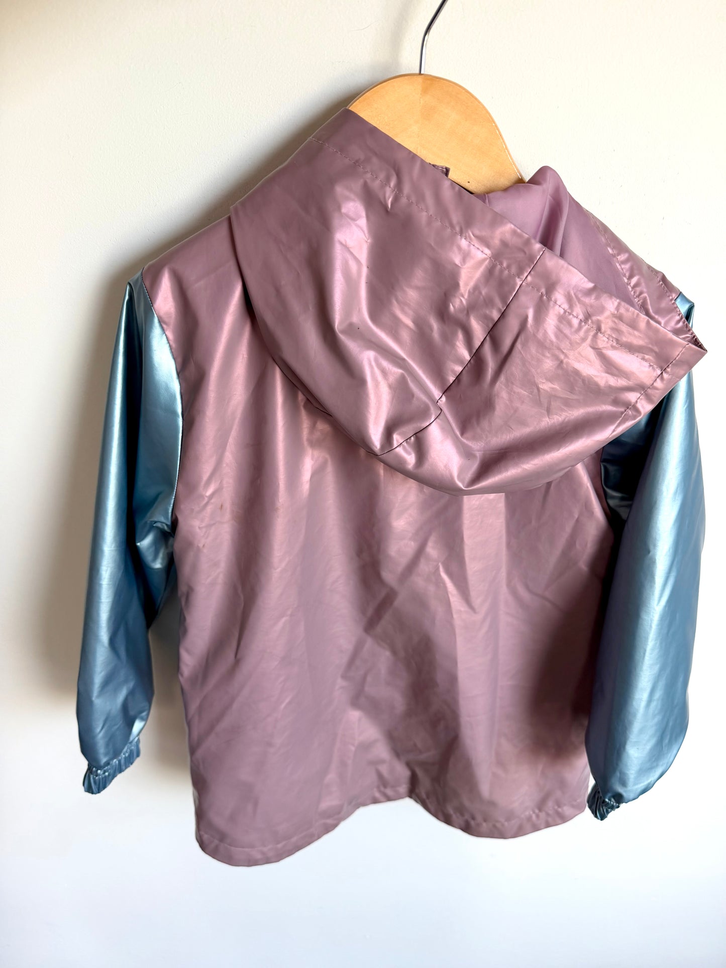 Shiny Color Blocking Jacket / 4-5 years