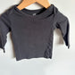 Charcoal Long Sleeve Top / 6-9m