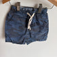 Camo Blue Drawstring Shorts / 2T