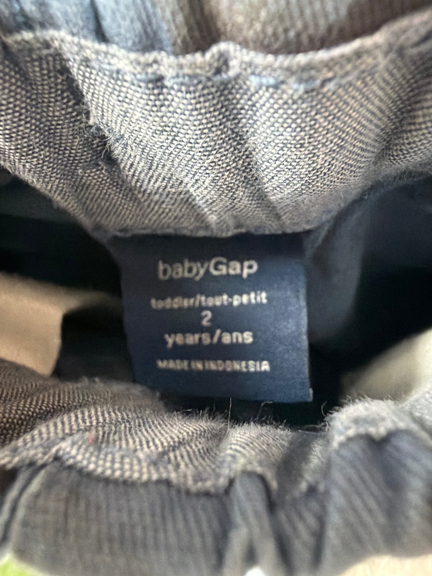 Camo Blue Drawstring Shorts / 2T