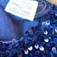 Zara Navy Sequin Dress / 11-12 years