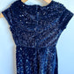 Zara Navy Sequin Dress / 11-12 years