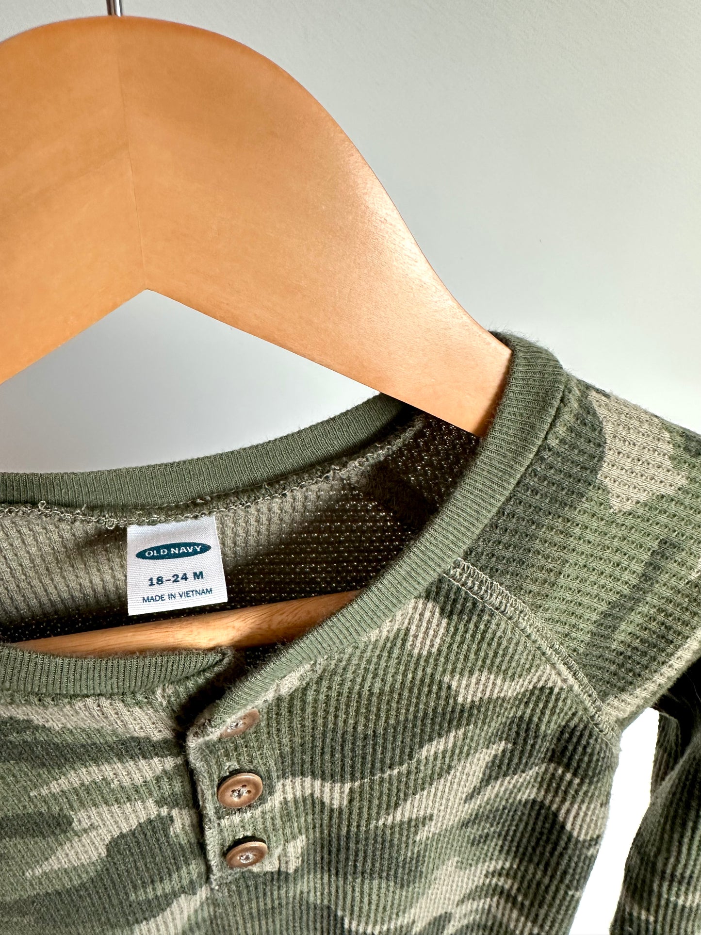 Camo Green Jumpsuit / 18-24m