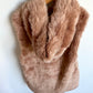 Zara Faux Fur Hooded Vest / 11-12 years
