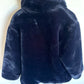 Gap Navy Faux Fur Coat / 6-7 years (S)