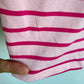 Pink Striped Drawstring Shorts / 3T