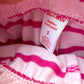 Pink Striped Drawstring Shorts / 3T