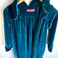 Redfish Kids Turquoise Velour Cloak / 8 years