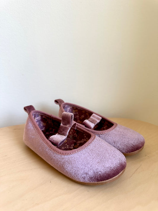 Velvet Ballerina Shoes (With Tags) / Size 6 Toddler