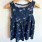 Navy Palm Dress / 2T