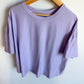 Purple Active Cropped T-shirt / 10-12 years