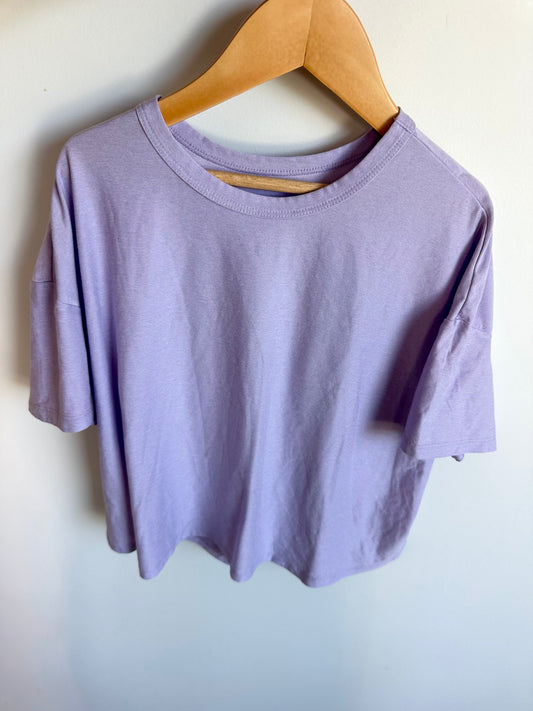 Purple Active Cropped T-shirt / 10-12 years