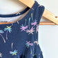 Navy Palm Dress / 2T