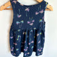 Navy Palm Dress / 2T
