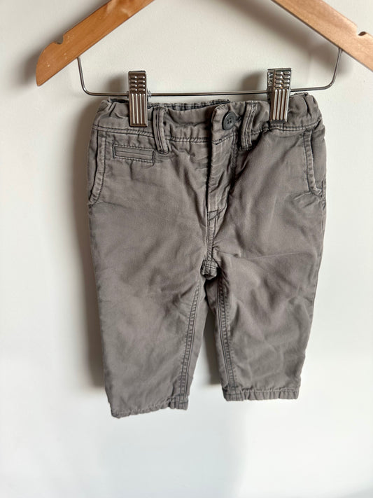 Gap Silver Jeans with Adjustable Waist / 18-24m