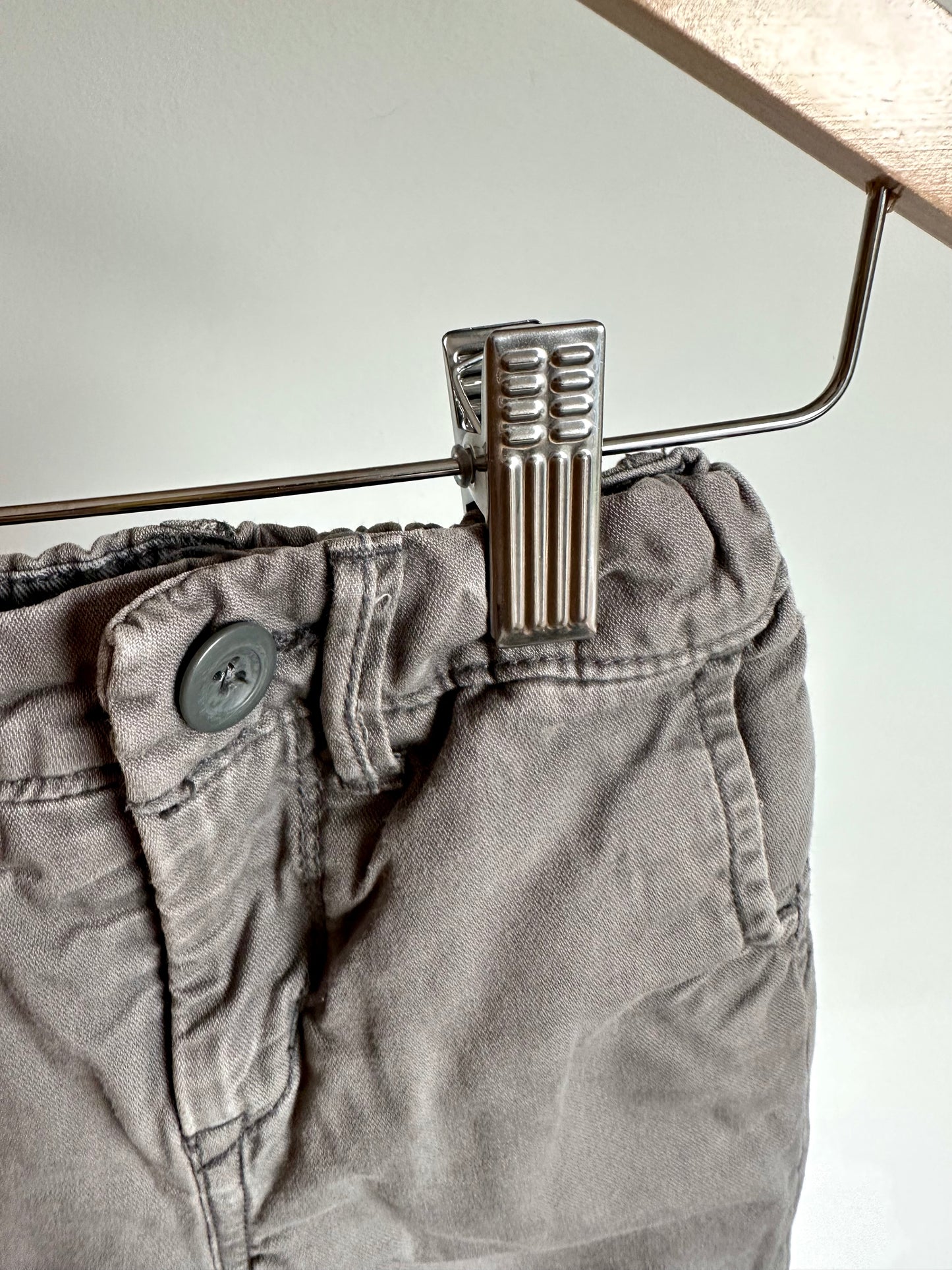 Gap Silver Jeans with Adjustable Waist / 18-24m