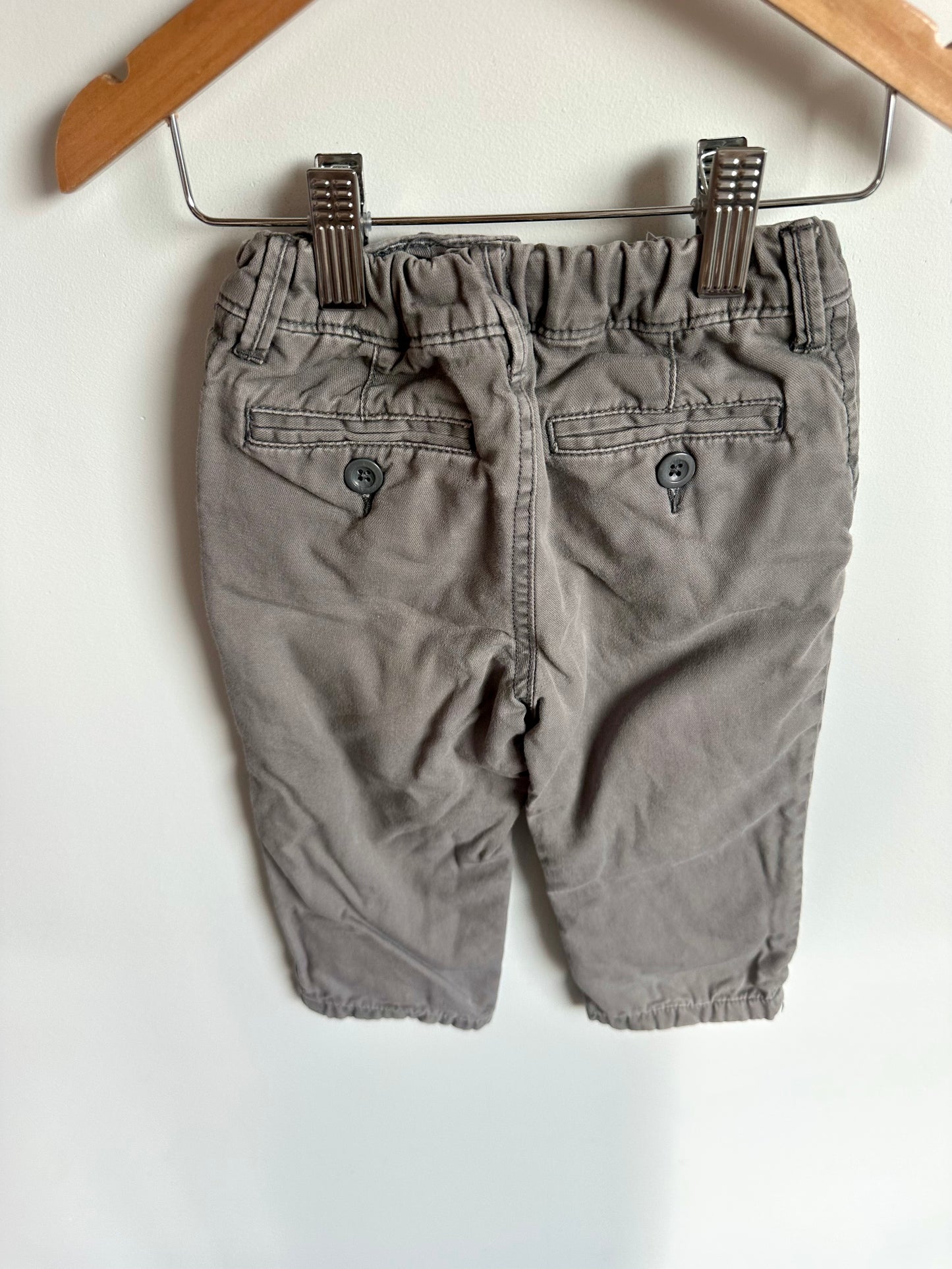 Gap Silver Jeans with Adjustable Waist / 18-24m