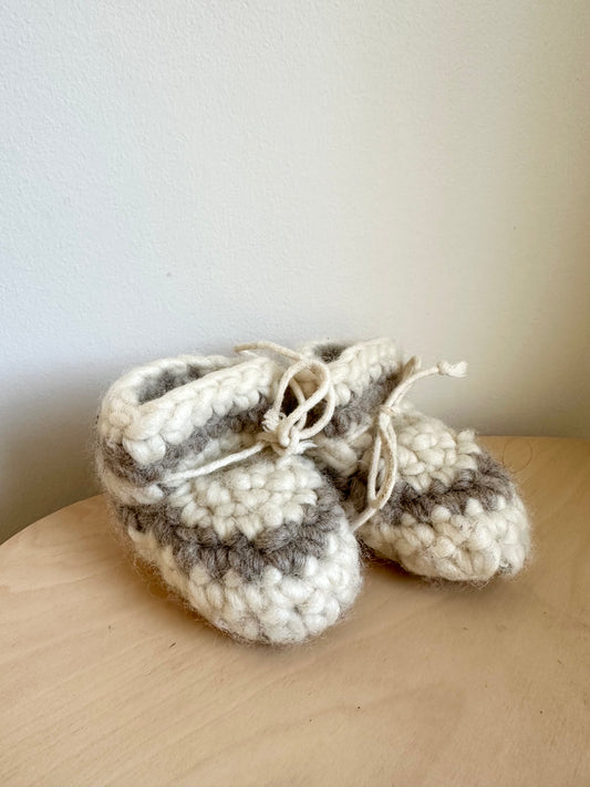 Pedraig Wool Slippers / 0-3m?